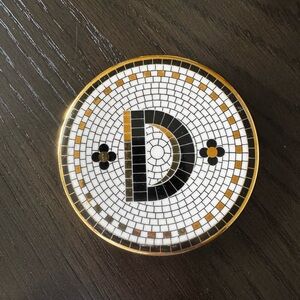 Anthropologie Bistro Coaster Letter D